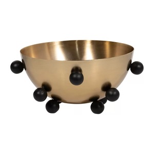 Timeless Form Handmade High Quality Aluminum Tabletop <b>Vase</b> <b>Gold</b> Finish Modern Design Decorative Bowl for Housewarming Wedding - Product Image 3