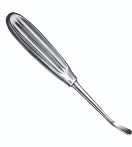 Instruments chirurgicaux orthopédiques OEM Wellborn Volkmann : Curette osseuse en acier certifiée CE - Product Image 2