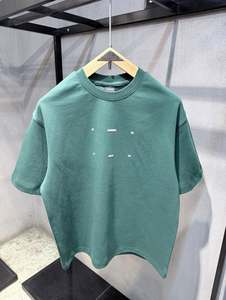 เสื้อยืดโอเวอร์ไซส์ผ้าคอตตอนหวี 100% หนัก 250 GSM ยี่ห้อ Meeroos Industries - Product Image 1