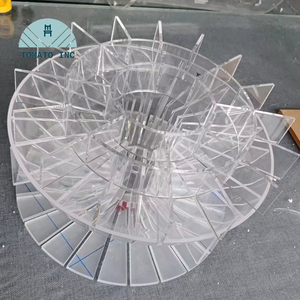 TOMATO Usinage CNC de flanges en PMMA, acrylique et acier inoxydable, usinage de filetages sur mesure pour pièces de tubes en acrylique - Product Image 1