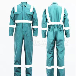 Tenue de Travail Industrielle Extérieure Haute Visibilité en Polyester Respirant avec Bandes Réfléchissantes pour Ouvriers du Bâtiment - Product Image 2