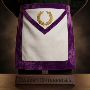 Custom Manufacturer Masonic Regalia Hand Embroidered Bullion <b>Wire</b> Apron Wholesale Bespoke Lodge Uniform Personalized <b>Crafts</b> - Product Image 1