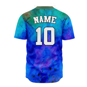 Camiseta de béisbol personalizada por sublimación, uniforme de equipo para hombre, camisa de béisbol profesional con botones completos - Product Image 6