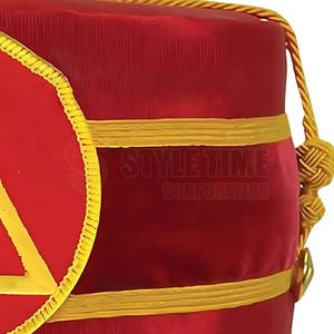 Élégant chapeau maçonnique en forme d'arche pour collection de insignes fraternels, chapeau maçonnique artisanal avec détails de fabrication raffinés - Product Image 4