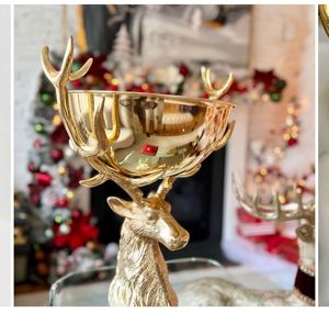 Wine holder Artistic Elk Wine Stand Creative Animal Wine Bottle Display <b>Rack</b> for Home Dining Gift - Product Image 4