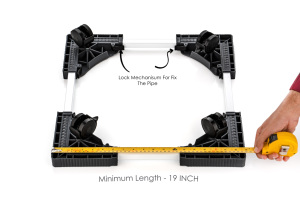 Carrito Resistente para Refrigerador y Lavadora, Soporte Premium con Ruedas Bloqueables - Product Image 4