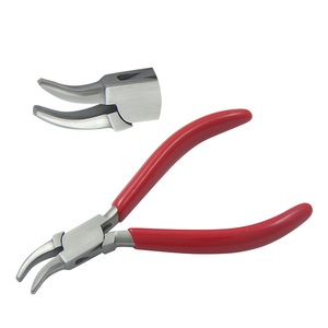 Total Length 130mm Stainless Steel Spring PVC Handles Stone Setting Plier for Jewelry Making DIY <b>Crafting</b> <b>Wire</b> Stripper Circlip - Product Image 1