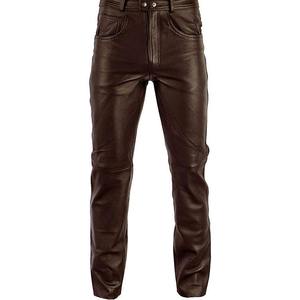 Pantalones de Cuero Personalizados para Hombre, Pantalones de Moda Premium, Fabricación OEM ODM, Cuero Genuino, Cómodos, Duraderos, Diseño Elegante - Product Image 4