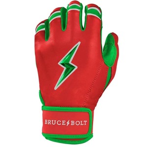 Guantes de Béisbol de Cuero con Puño Corto, Diseño de Estrellas y Rayas, Guantes Profesionales para Bateo, Cierre de Gancho y Bucle - Product Image 4