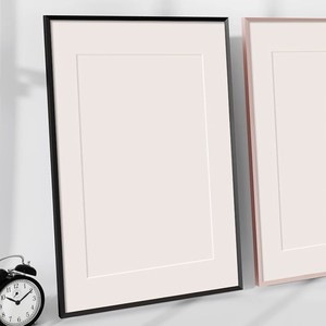 Cadre mural élégant en alliage d'<span class=keywords><strong>aluminium</strong></span> à bordure étroite, léger, en métal, pour photos, impressions et peintures - Product Image 1
