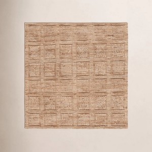 Top Selling 100% Natural Jute Area Rug Hand Woven Flat <b>Pile</b> Chunky Weave <b>Cushioned</b> Thick Non-Slip PET Friendly Reversible - Product Image 4