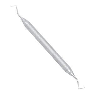 Hacha dental de 0.6MM y 0.5MM, instrumento excavador restaurador de acero inoxidable, herramienta quirúrgica de doble extremo con agarre ergonómico manual - Product Image 2