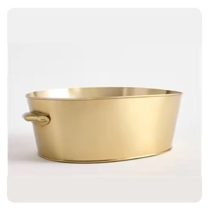 Wine Champagne <b>Bucket</b> Polished Hammered Ice <b>Bucket</b> for Bar Beer Beverage Ice <b>Buckets</b> Round Large Size Stainless Steel Durable - Product Image 6