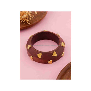 Brazaletes de resina minimalistas tamaño estándar hechos a mano | Pulseras de acabado natural para mujeres moda diaria estilo étnico regalo - Product Image 3