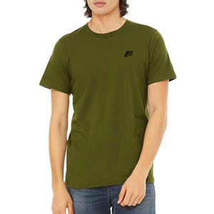 Camisetas de algodón pulido biológicamente para hombre, cuello redondo, color liso, estilo casual urbano, proveedor de ropa OEM al por mayor - Product Image 1
