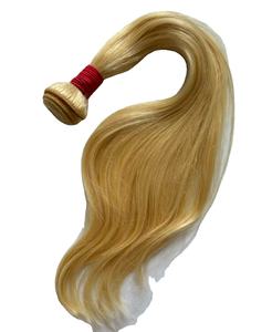 ผมต่อแบบอินเดียสี 613 แบบเส้นเดียวเป็นช่อเดียว ลอนบอดี้เวฟ>ผมแท้ - Product Image 1