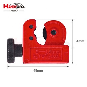 HANDYPRO Red Mini Tube Cutter Zinc Alloy Steel 1 Year Warranty-Tubing <b>Tools</b> & Hose/Cable Cutters for General <b>Vehicle</b> Auto Repair - Product Image 4