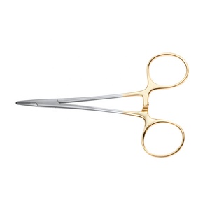 Soporte de aguja quirúrgico de acero inoxidable Olsen Hegar con instrumentos dentales quirúrgicos TC, pinzas de punta de carburo de tungsteno, herramientas - Product Image 1