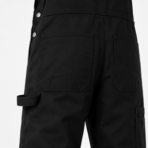 Custom <b>Men</b> Cotton Twill Work Bib <b>Overalls</b> Heavy Duty Multi Pocket Dungarees Reinforced Knee Industrial Uniform - Product Image 5