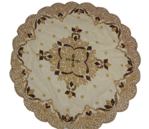 Elegant Embroidered Floral Kitchen <b>Table</b> Linens <b>Table</b> <b>Runner</b> High Quality Handmade Net Organza Fabric Decorative <b>Dining</b> - Product Image 2