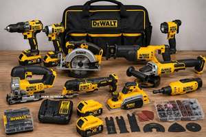 2026 BEST OFFER Tools 20V MAX Cordless Power Tool Combo Kit with Batteries and Charger for Professional Heavy Duty <b>Work</b> - Product Image 1