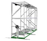 Support agricole vertical modulaire Reinfa-Étagères mobiles extensibles avec irrigation marémotrice réglable