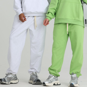 กางเกงลำลองขายาวผู้ชายทรงหลวมสีพื้นผ้าฟลีซสำหรับฤดูหนาวใส่กลางแจ้งเพื่อให้ความอบอุ่น - Product Image 1