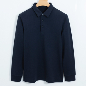 <b>Mens</b> <b>Long</b> <b>Sleeve</b> <b>Polo</b> <b>Shirt</b> Lightweight Activewear Comfortable Casual Fit For <b>Men's</b> <b>Long</b> <b>Sleeve</b> <b>Polo</b> <b>Shirts</b> For <b>Men's</b> - Product Image 2
