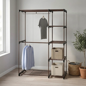 Perchero de Metal extensible para el hogar moderno MIT, muebles de bricolaje para sala de estar, estante de almacenamiento de artículos para el hogar - Product Image 2