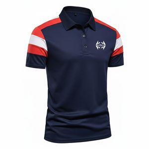 เสื้อโปโลแขนสั้นแฟชั่นคอปกผู้ชายฤดูร้อนปี 2026 พร้อมลายพิมพ์ กระต่ายผี เสื้อโปโลแขนสั้น - Product Image 3