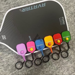 Llavero de Pickleball de Goma Multicolor Personalizado con Logotipo, Anillo para Llaves Deportivo Resistente, Venta al Por Mayor, Regalo OEM - Product Image 5