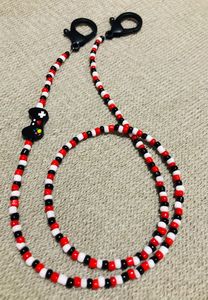 Fashion Modern Embroidered Beaded <b>Lanyard</b> Handmade <b>Key</b> Holder Strap with Floral Design Customized Shape - Product Image 6