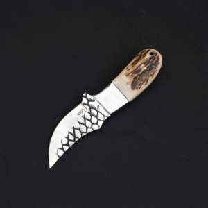 Cuchillo de Desollado de Acero Inoxidable Premium DIY OEM, Hoja Afilada, Diseño de Espiga Completa, Agarre Ergonómico para Caza, Camping y Actividades al Aire Libre - Product Image 4