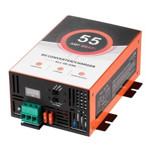 55 Amp RV Power Converter Smart Charging 110V AC 12V DC <b>Multi</b> Stage Battery <b>Charger</b> 13V 16.5V Operating RV Electrical Systems - Product Image 5