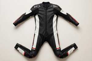 Traje de Motociclismo de Cuero para Hombre, Diseño Color Block, Manga Larga, Protección Completa, Mono de Una Pieza, Equipo de Motociclismo Masculino - Product Image 3