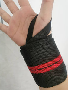 สายรัดข้อมือยกน้ำหนักแบบ OEM ที่ปรับแต่งได้ พร้อมบรรจุภัณฑ์ฉลากส่วนตัวสำหรับผู้ผลิตอุปกรณ์กีฬา - Product Image 2