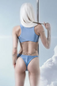 Suministro de Fábrica 2026 Ropa de Pole Dance para Mujer, Cuello Alto, Ligera, Transpirable, Elástica, Ropa de Fitness OEM, Tops de Alto Rendimiento - Product Image 2