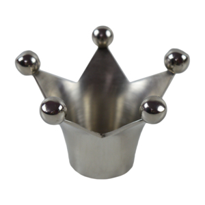 เชิงเทียนทีไลท์สีทองดีไซน์มงกุฎสำหรับวางตรงกลางโต๊ะเชิงเทียนเหล็กทำมือขายดี - Product Image 3