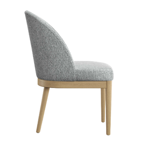 Silla de Comedor de Madera de Estilo Lujoso con Cojín de Terciopelo de Alta Calidad para Muebles de Interior y Exterior - Product Image 4