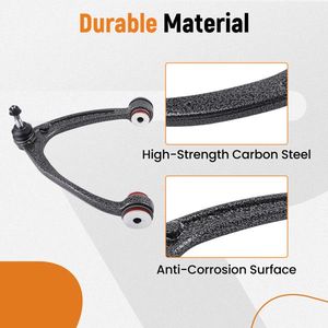 Système de suspension pour camionnettes Chevy Silverado, Sierra 1500, Tahoe, Yukon - Bras de suspension supérieurs avant - Product Image 4