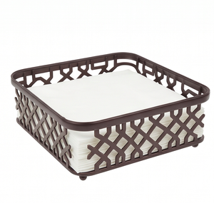 Porte-serviettes moderne en plastique avec motif en treillis pour l'organisation de la table, articles de cuisine, usage domestique, cadeaux et hôtels - Product Image 1