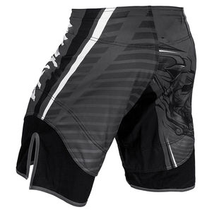 Shorts MMA pour hommes en gros, séchage rapide, respirants, taille élastique, couleur unie, décontractés, en Spandex/Polyester, pour la boxe et le combat, teinture personnalisée - Product Image 4