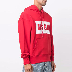 Sweat-shirts à capuche personnalisés pour hommes, en molleton tricoté 3D écologique 340g, haute qualité, vente en gros, collection automne-hiver - Product Image 3