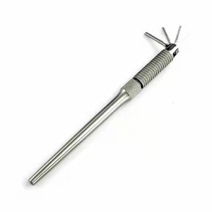 Manche de scalpel angulaire – Manche de couteau chirurgical en acier inoxydable de qualité médicale, réutilisable et de haute précision - Product Image 2
