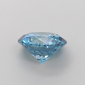 Diamante redondo de laboratorio de 1.77 ct, azul intenso, claridad VS2, pulido EX, CVD, piedra preciosa suelta de moda. - Product Image 3