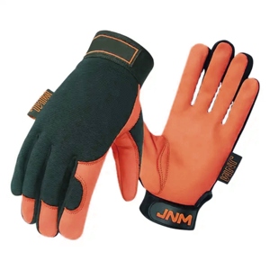 Gants de sécurité en cuir de chèvre pour travaux légers industriels, assemblage et construction, protection des mains pour travaux industriels - Product Image 1