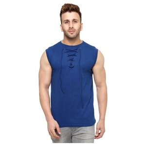 <b>Men</b> Gym <b>Singlets</b> Quality Polyester Tank Top <b>for</b> Fitness and Bodybuilding Casual Breathable Knitted Weave Best Gym Wear - Product Image 3