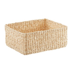 Ensemble de 2 paniers en jonc de mer beige, faits à la main, paniers de rangement, vente en gros, écologiques, fabriqués au Vietnam - Product Image 2