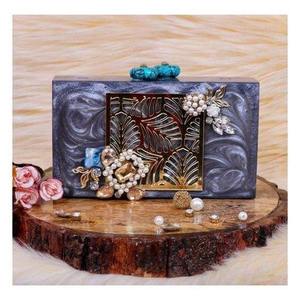 Pochette de Soirée de Luxe pour Femme en Résine Acrylique Polie Écologique, Sac de Mariage Designer 2026 - Product Image 6