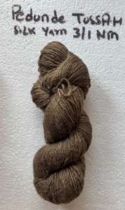 Fil de Soie Chenille Tussah Naturel Sauvage Non Teint Biologique Brut pour Tricot Manuel – Fibre de Luxe Durable en Gros - Product Image 4